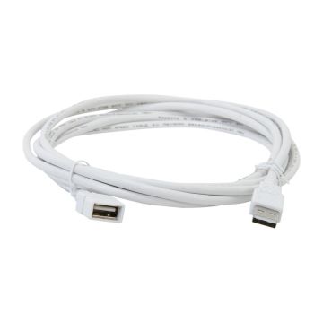 26686 - C2G 3M Usb 2.0 A Male To A Female Extension Cable - White (9.8Ft)