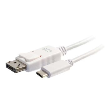 26882 - C2G 12 Usb C To Displayport Cable Wh