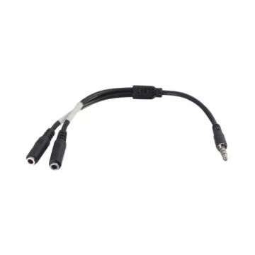 27394 - C2G 6In 4-Pin 3.5Mm Male To Dual 3.5Mm Female Adapter Connect A Separate Set Of Head