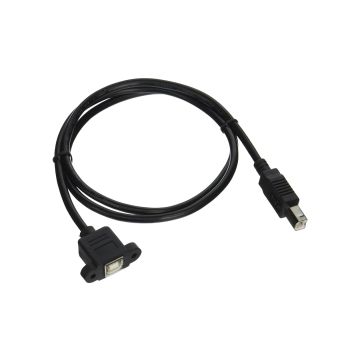 28074 - C2G 3Ft Panel-Mount Usb 2.0 B Female To B Male Cable