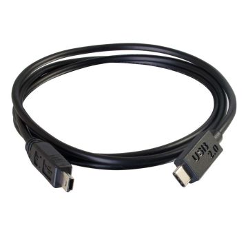 28854 - C2G 3Ft Usb 2.0 Usb-C To Usb Mini-B Cable M/M - Black