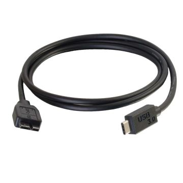 28864 - C2G 10Ft Usb 3.0 (Usb 3.1 Gen 1) Usb-C To Usb Micro-B Cable M/M - Black