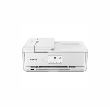 2988C052 - Canon PIXMA TS9521Ca 4800 x 1200 dpi 10 ipm USB, Wi-Fi Automatic Duplex Printing 4.3-inch Touch Screen LCD Display Desktop Color InkJet All-in-One Printer