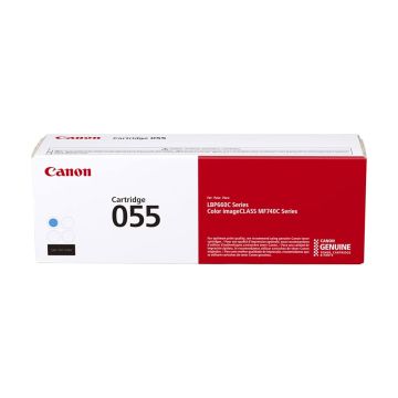 3015C001 - Canon Canon 055 Cyan Standard Yield Toner Cartridge - For Use With Lbp664Cdw, Mf741Cdw