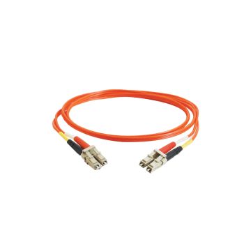 33164 - Legrand Dat 2M Lc-St 62.5/125 Om1 Duplex Multimode Pvc Fiber Optic Cable - Orange