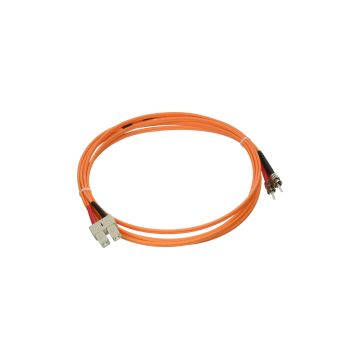 33166 - Legrand Dat C2G 5M Lc-St 62.5/125 Duplex Multimode Om1 Fiber Cable - Orange - 16Ft Om1 Cable
