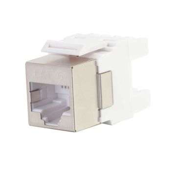 35212 - C2G 180Anddeg; Cat6 Rj45 Utp Shielded Keystone Jack - Silver