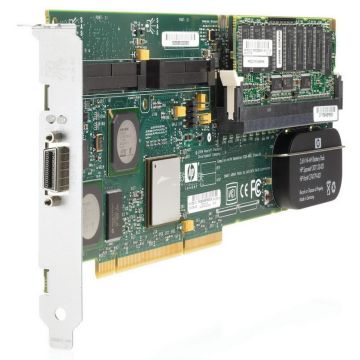 370855-001 - HP Smart Array P600 PCI-X 8-Channel 64-Bit SAS RAID Controller Card with 256MB Battery Backed Write Cache (BBWC)