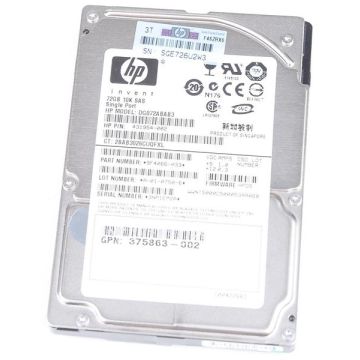 375863-002 - HP 72GB 10000RPM SAS 3Gb/s Hot-Swap 2.5-inch Hard Disk Drive with Tray