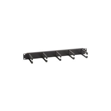 37803-R2 - Black Box Horizontal It Rackmount Cable Manager - 1U, 19", Single-Sided, Black, Gsa, Taa