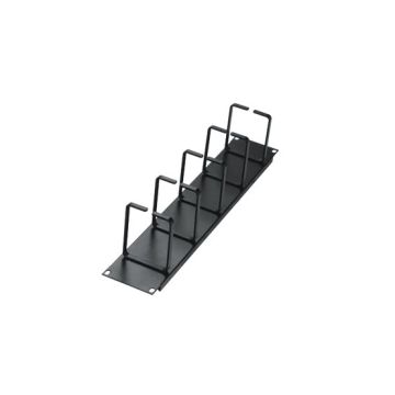 37804-R2 - Black Box Horizontal It Rackmount Cable Manager - 2U, 19", Single-Sided, Black, Gsa, Taa