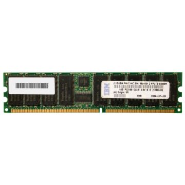 38L4031 - IBM 1GB 266MHz DDR PC2100 Registered ECC CL2.5 184-Pin DIMM Memory