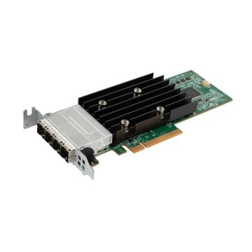 38T13 - Dell HBA355E Quad-Ports SATA 6Gb/s / SAS 12Gb/s PCI-Express 4.0 x8 Low Profile Host Bus Adapter (HBA)