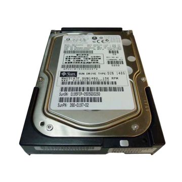 390-0197 - Sun 146GB 15000RPM Fibre Channel 2GB/s Hot-Plug Dual Port 3.5-inch Hard Drive for Sun StorEdge 3510/6130 Array