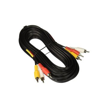 40450 - C2G 25Ft Value Seriesandtrade; Composite Video + Stereo Audio Cable