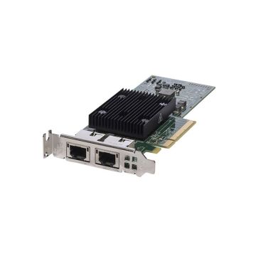 406-BBKP - Dell Dual-Ports 10GBASE-T Ethernet PCI-Express 3.0 x8 Low Profile Network Interface Card (NIC)