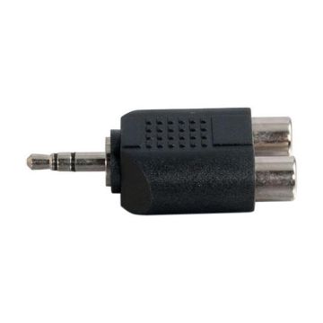 40645 - C2G 3.5Mm Stereo Male To Dual Rca Female Audio Adapter (Taa Compliant)
