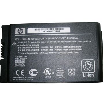 407297-321 - HP 6-Cell Lithium-Ion 10.8VDC 5100mAh 58Wh Primary Notebook Battery for Business Notebooks nc4200 nc4400 tc4200 and tc4400 Series 