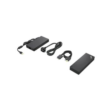 40B20135US - Lenovo Thinkpad Universal Usb-C Smart Dock,Output Power 96W,Black,1X Combo Audio Jack,3