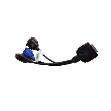 416003-001 - HP Serial USB VGA to Video Graphic Array DE-9 and Dual USB Connector Local I/O Diagnostic Cable