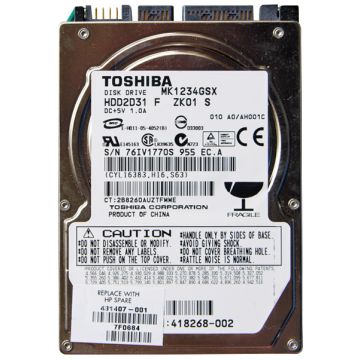 418268-002 - HP 120GB 5400RPM SATA 1.5GB/s 8MB Cache 2.5-inch Hard Disk Drive