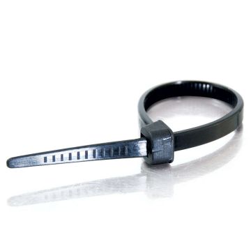 43038 - C2G 7.5In Cable Tie Multipack (100 Pack) - Black (Taa Compliant)