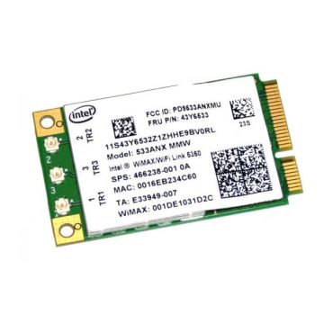 43Y6533 - IBM Lenovo WLAN WiMAX Wi-Fi Combo Card