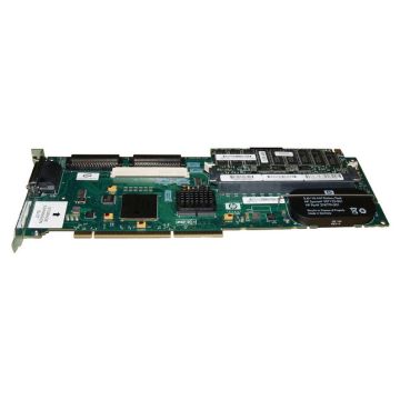 441508-B21 - HP Smart Array 6402 Dual Channel PCI-X 133MHz Ultra320 RAID Controller Card with 512MB Battery Backed Write Cache (BBWC)