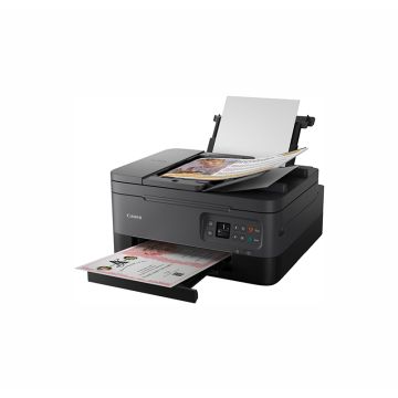 4460C052 - Canon PIXMA TR7020a 4800 x 1200 dpi 13 ipm USB, Wi-Fi Automatic Duplex Printing LCD Display Desktop Color InkJet All-in-One Printer