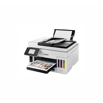 4470C037 - Canon MAXIFY GX6021 1200 x 600 dpi 13 ipm USB, Ethernet, Wi-Fi Automatic Duplex Printing 2.7-inch Touch Screen LCD Display Desktop MegaTank Color InkJet All-in-One Printer