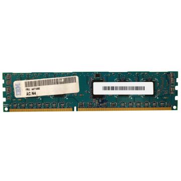44T1490 - IBM 1GB 1333MHz DDR3 PC3-10600 ECC Registered CL9 240-Pin DIMM 1.5V Single Rank x8 Memory Module
