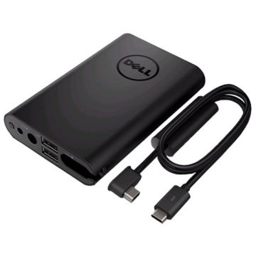 451-BBVQ - Dell-IMSourcing Power Companion (12,000 mAh) USB-C PW7015MC For Notebook, USB Device, Mobile Device, Smartphone, Tablet PC 12000 mAh 5 V DC Output 2 x Black