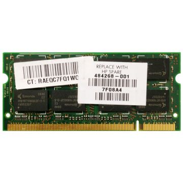 484268-001 - HP 2GB 800MHz DDR2 PC2-6400 Unbuffered non-ECC CL6 200-Pin Sodimm Memory