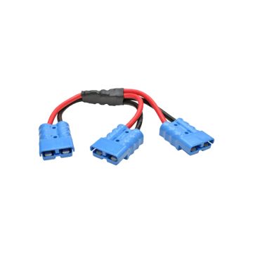 48VDCSPLITTER - Tripp Lite 0.3M Y Splitter Cbl Blue 175A Dc Conn