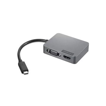 4X91A30366 - Lenovo New Lenovo Usb-C Cable Travel Hub Gen 2 Blac