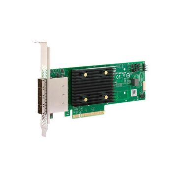 4Y37A09724 - Lenovo 440-16e Quad-Ports SATA 6Gb/s / SAS 12Gb/s PCI-Express 4.0 x8 High Profile Host Bus Adapter (HBA)