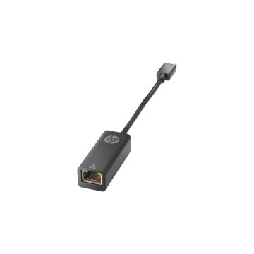 4Z527AA - HPE HP USB-C to RJ45 Adapter G2 (4Z527AA) - USB Type C - 128 MB/s Data Transfer Rate - 1 Port(s) - 1 - Twisted Pair - 1000Base-T - Portable