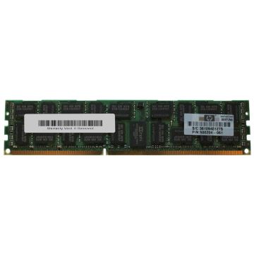 500204-061 - HP 4GB 1066MHz DDR3 PC3-8500 Registered ECC CL7 240-Pin DIMM Quad Rank Memory