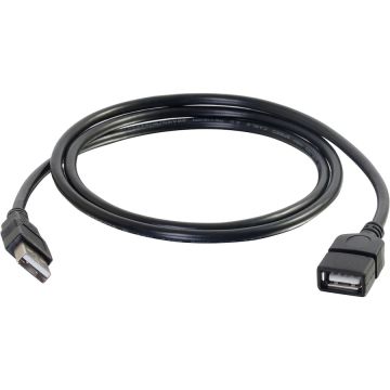 52107 - C2G System Cable - Usb 2.0 A - Male - Usb A - Female - 6.6Feet - Black