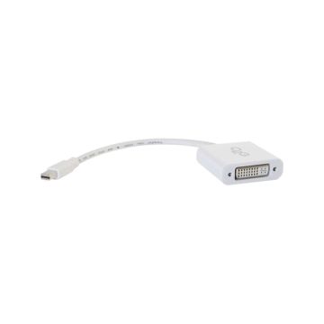 54319 - C2G Mini Displayport To Dvi-D Active Adapter Converter - White