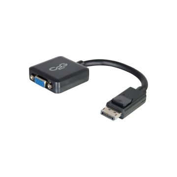 54323 - C2G 8In Displayport&Trade; Male To Vga Female Active Adapter Converter - Black (Taa