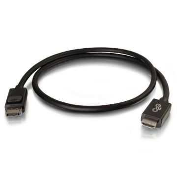 54325 - C2G C2G 3Ft Displayport To Hdmi Adapter Cable Black - Connect The Displayport Output