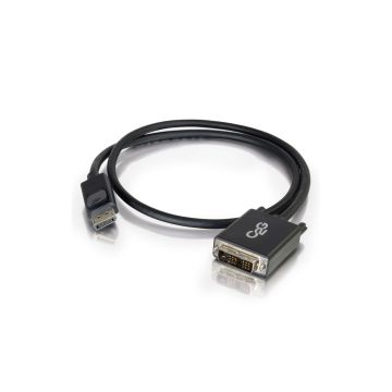 54330 - C2G C2G 10Ft Displayport To Dvi Adapter Cable - Dvi-D Single Link Black - Connect Th