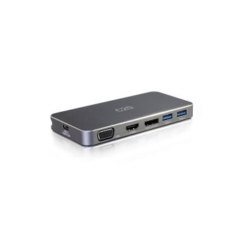 54439 - C2G C2G Usb C Dual Display Dock With Hdmi, Displayport, Vga & Power Delivery