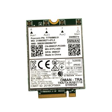 59X27 - Dell M.2 Mobile Broadband 4G LTE Wi-Fi Card for Latitude 5420 and 5424