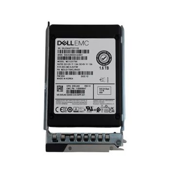 5RJND - Dell 1.6TB SAS 24Gb/s Hot Swap Mixed Use TLC 2.5-inch Solid State Drive (SSD) with Tray for PowerEdge G14