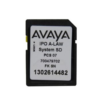 700479702 - Avaya SD Card A-Law for IP500 V2