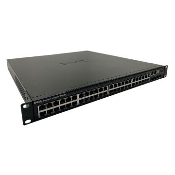 F2H9J - Dell PowerConnect 7048P 48-Port 10/100/1000BASE-T Ethernet Layer 3 Rack-mountable Managed Network Switch with 4-Ports SFP+