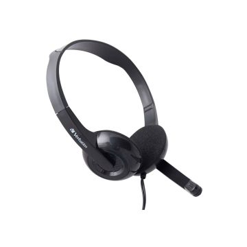 70721 - Verbatim Americas Stereo Headset With Microphone