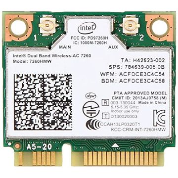 7260HMW - Asus Wireless Ac 7260 Wifi Bluetooth 4 0 Mini Pci E Card Grade 